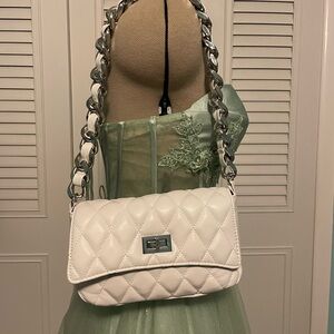 White forever 21 purse.
